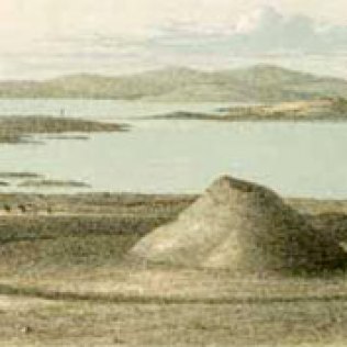 Farrer's drawing of Maes Howe, 1861